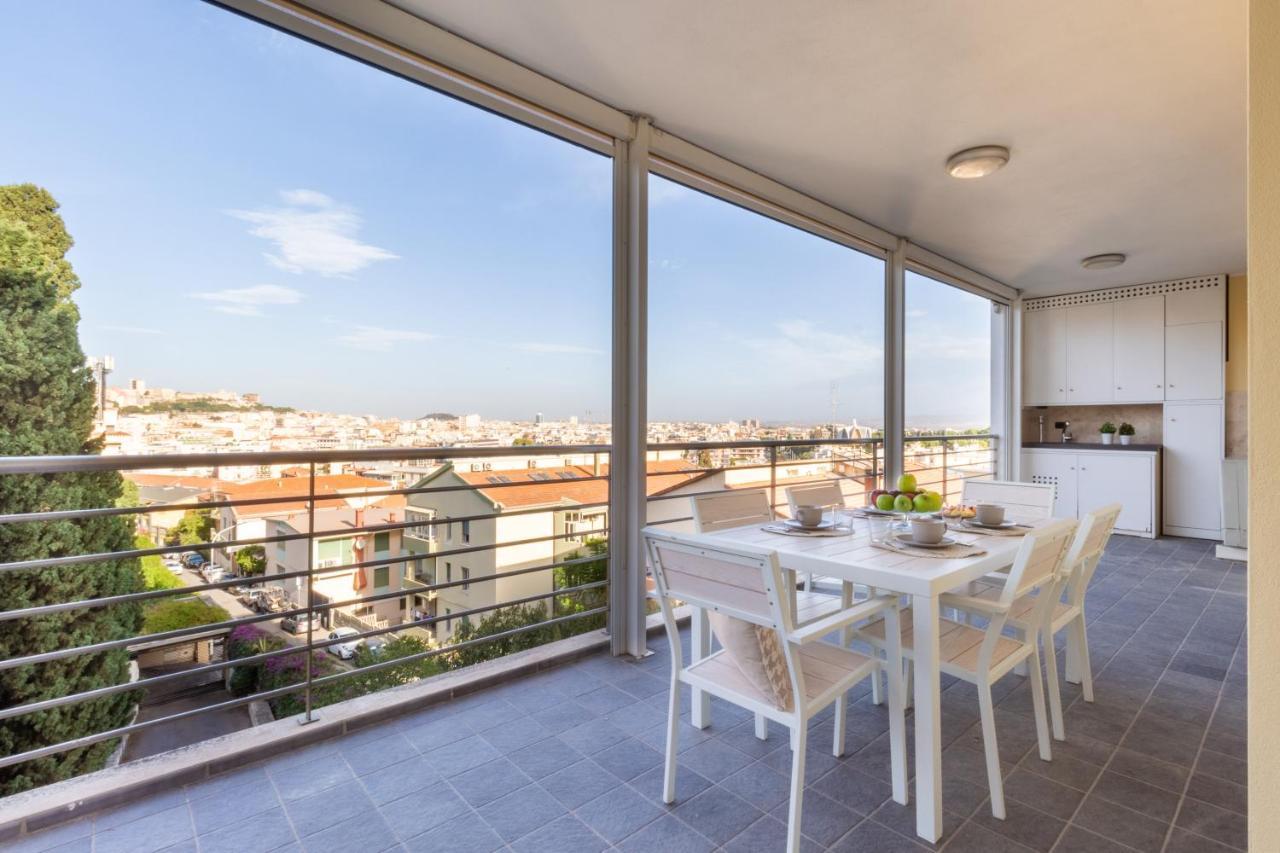 Terrazza61 - Appartamento Con Vista Spettacolare Sulla Citta Di Cagliari Exterior foto